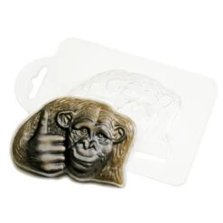 1pc Gorille Des Animaux De La Jungle En Plastique De Savon La Fabrication Du Chocolat De Gypse Moule