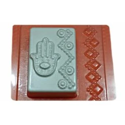 1pc Hamsa Main De Fatima Yoga De L'Esprit En Plastique Fabrication De Savon De Cire Chocolat Gypse F