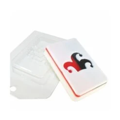 1pc Joker Cartes De Jeu De Poker En Plastique De Savon La Fabrication Du Chocolat De Gypse Moule De