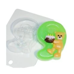 1pc Ours En Peluche Numéro 9 D'Anniversaire D'Enfants De Bébé Célébration En Plastique De Savon La F