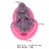 1pc Petite Princesse Fille 3D Silicone Savon Moule Argile Gypse Moule Uv Résine Cire Bougie Chocolat