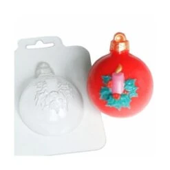 1pc Poinsettia Bougie De Décoration D'Arbre De Noël Toute L'Arbre De Noël Ornement En Plastique De S