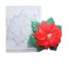 1pc Poinsettia Fleur De Noël En Plastique Fabrication De Savon Moule Moule 88x82x25mm