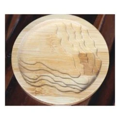 1pc Ronde 3 Vague De L'Océan Coaster En Bois Outil De Base Pour La Décoration De La Maison Coupe Du -Promos Creavea Boutique 1pc ronde 3 vague de locean coaster en bois outil de base pour la decoration de la maison coupe du p 2
