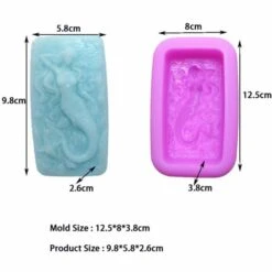 1pc Sirène Avec Poissons 3D Silicone Savon Moule Argile Gypse Moule Uv Résine Cire Bougie Chocolat G -Promos Creavea Boutique 1pc sirene avec poissons 3d silicone savon moule argile gypse moule uv resine cire bougie chocolat g p 2