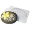 1pc Spa Plumeria Fleurs De Frangipanier Pierre Ovale En Plastique De Savon La Fabrication Du Chocola