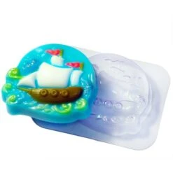 1pc Voilier De La Marine En Plastique Fabrication De Savon Moule Cadeau Pour Elle, Pour Lui Moule 90