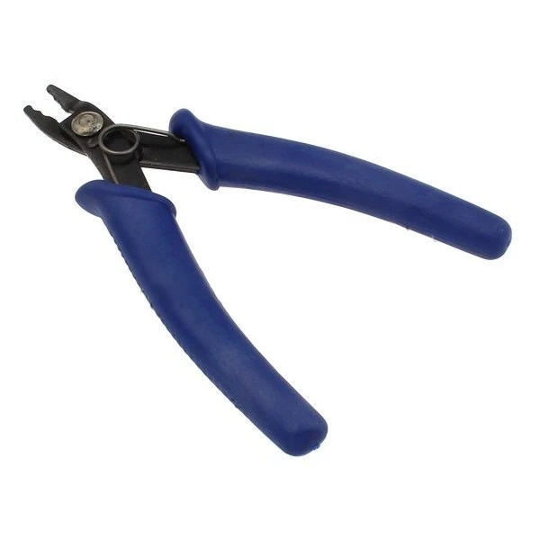 1pcs Bleu De Perles De Bijoux D'Outil De Prise De Perles Perles De Pinces à Sertir Sans Plomb Métal 2 1pcs Bleu De Perles De Bijoux D'Outil De Prise De Perles Perles De Pinces à Sertir Sans Plomb Métal – Image 2