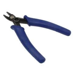 1pcs Bleu De Perles De Bijoux D'Outil De Prise De Perles Perles De Pinces à Sertir Sans Plomb Métal