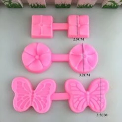 2 Côtés Papillon, 3D En Silicone De Chocolat Savon Gâteau, Fondant Gâteau, L'Argile De Résine, Cire, -Promos Creavea Boutique 2 cotes papillon 3d en silicone de chocolat savon gateau fondant gateau largile de resine cire p 2