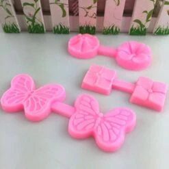 2 Côtés Papillon, 3D En Silicone De Chocolat Savon Gâteau, Fondant Gâteau, L'Argile De Résine, Cire, -Promos Creavea Boutique 2 cotes papillon 3d en silicone de chocolat savon gateau fondant gateau largile de resine cire p 4