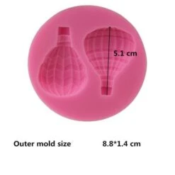 2 Grands Ballons à Air, 3D En Silicone De Chocolat Savon Gâteau, Fondant Gâteau, L'Argile De Résine, -Promos Creavea Boutique 2 grands ballons a air 3d en silicone de chocolat savon gateau fondant gateau largile de resine p 4