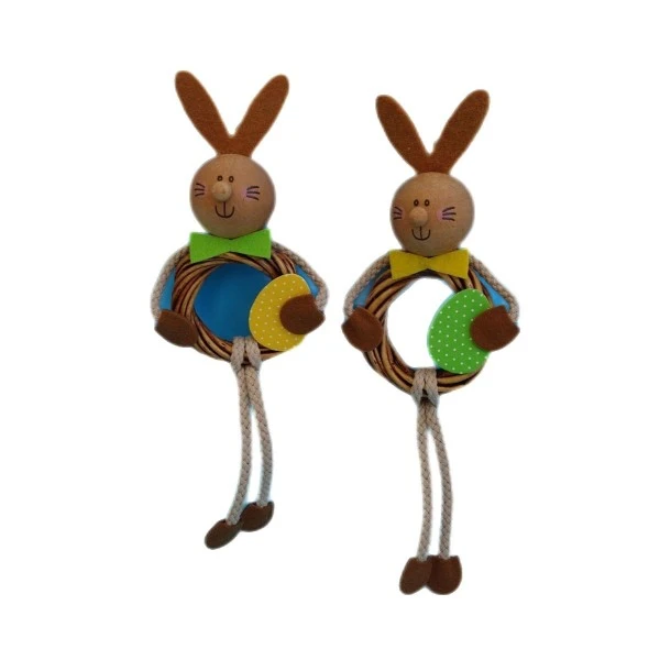 2 Pcs Kit De Bricolage 2 Lapin De Pâques Lapin De Gerbe De Fleurs Pot De Bâton Animal Décor À La Mai 1 2 Pcs Kit De Bricolage 2 Lapin De Pâques Lapin De Gerbe De Fleurs Pot De Bâton Animal Décor À La Mai