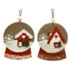 2 Pièces Ensemble Noël Neige Globes, De, Cadeau, Kit De Bricolage, Décoration, Ensemble Pour Créer U
