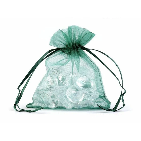 20pc 34 Vert Sapin Sac-Cadeau En Organza 9x11cm, Des Sacs, De L'Artisanat Et Loisirs 1 20pc 34 Vert Sapin Sac-Cadeau En Organza 9x11cm, Des Sacs, De L'Artisanat Et Loisirs