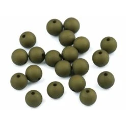 20pc (50) Blackgrey Foncé Mat Acrylique Perles Ø10mm, Plastique -Promos Creavea Boutique 20pc 50 blackgrey fonce mat acrylique perles o10mm plastique p 3