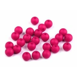 25 Pc (06) Rose Mat Acrylique Perles Ø8mmF, En Plastique -Promos Creavea Boutique 25 pc 06 rose mat acrylique perles o8mmf en plastique p 4