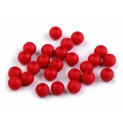 25 Pc (06) Rose Mat Acrylique Perles Ø8mmF, En Plastique -Promos Creavea Boutique 25 pc 06 rose mat acrylique perles o8mmf en plastique p 5