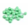 25pc (73 D) Lig. Pastelgreen Mat Acrylique Perles Ø8mmF, Plastique