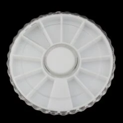 2pcs Transparent En Plastique Ronde 12 Bac Perle De Graine Outil Conteneur De Stockage De La Boîte D -Promos Creavea Boutique 2pcs transparent en plastique ronde 12 bac perle de graine outil conteneur de stockage de la boite d p 3