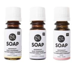 3 Huiles Parfumées 10 Ml Pour Savon - Citron, Lavande, Rose