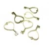 4 Breloques Pendentifs CLEFS Coeur Doré Pour Création De Resine Ou Fimo HT505G