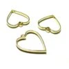 4 Breloques Pendentifs Coeur Or Pour Création De Resine Ou Fimo HS4712E