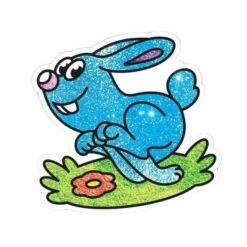 4 Ensembles, Maison Pour, Lapin Diy Kit, Fresque Glitter Peinture Par Numéros W Glitter Sable, Kid A