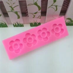 4 Fleurs De La Prune, De La 3D En Silicone De Chocolat Savon Gâteau, Fondant Gâteau, L'Argile De Rés -Promos Creavea Boutique 4 fleurs de la prune de la 3d en silicone de chocolat savon gateau fondant gateau largile de res p 3