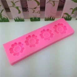 4 Fleurs De Tournesol, 3D En Silicone De Chocolat Savon Gâteau, Fondant Gâteau, L'Argile De Résine, -Promos Creavea Boutique 4 fleurs de tournesol 3d en silicone de chocolat savon gateau fondant gateau largile de resine p 2