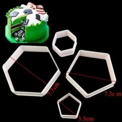 4 La Taille Des Hexagones Joueur De Football, 3D En Plastique De Chocolat Savon Gâteau, Fondant L'Ar 6 4 La Taille Des Hexagones Joueur De Football, 3D En Plastique De Chocolat Savon Gâteau, Fondant L'Ar -Promos Creavea Boutique 4 la taille des hexagones joueur de football 3d en plastique de chocolat savon gateau fondant lar p 2