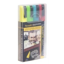 SecurIT® 4 Marqueurs Craie Liquide - Securit