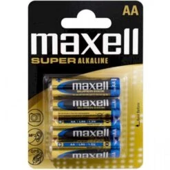 4 Piles AA LR6 Maxell Super Alkaline
