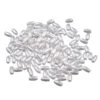 5g Blanc En Plastique Imitation Perles De Nacre Coup D'Œil 3x6mm Riz, L'Échelle De Tirant Trou