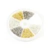 Accessoires Création Bijoux Pitons 8 X 4 Mm (900 Pièces) Multicolore
