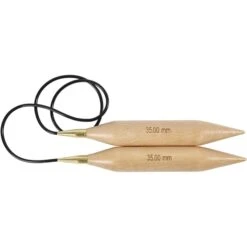 Creativ Company Aiguilles Circulaires En Bois - 150 Cm - N°35