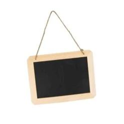 Ardoise Rectangle A Suspendre Avec Corde Ctop 7719