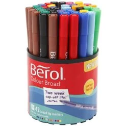Assortiment De Feutres De Couleur Berol - 1,2 Mm - 42 Pcs
