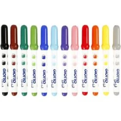Assortiment De Feutres De Couleur Giotto - Trait: 1-3 Mm - 12 Pcs