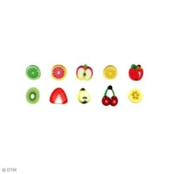 Assortiment De Mini Canes En Pâte Polymère - Fruits - 10 Pcs -Promos Creavea Boutique assortiment de mini canes en pate polymere fruits 10 pcs p 2
