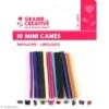 Assortiment De Mini Canes En Pâte Polymère - Papillons Et Libellules - 10 Pcs