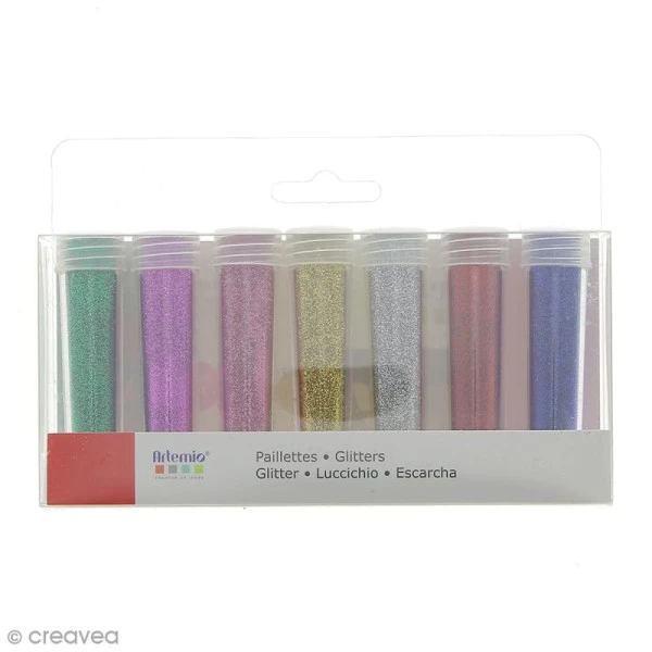 Assortiment De Paillettes - 7 X 7 G 1 Assortiment De Paillettes - 7 X 7 G