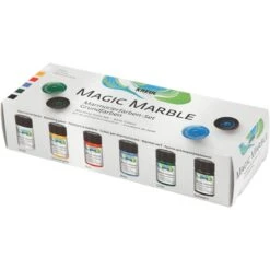 Creativ Company Assortiment De Peintures Magic Marble - Classiques - 20 Ml - 6 Pcs -Promos Creavea Boutique assortiment de peintures magic marble classiques 20 ml 6 pcs p 3