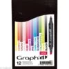 Assortiment Feutre à Alcool Graph'it Classic Colors X 12