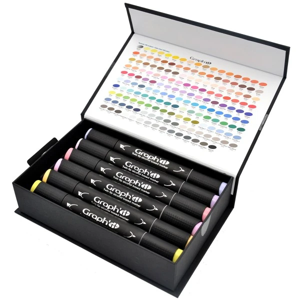 Assortiment Feutre à Alcool Graph'it Kawaii X 12 2 Assortiment Feutre à Alcool Graph'it Kawaii X 12 – Image 2