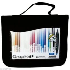 Assortiment Feutre à Alcool Graph'it Manga Colors X 24