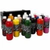 Creativ Company Assortiment Peinture Textile - Couleurs Basiques - 15 X 500 Ml