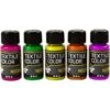 Creativ Company Assortiment Peinture Textile Fluo - 5 X 50 Ml