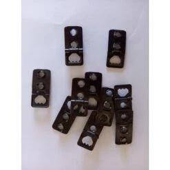 Attache De Cadre à Frapper En Acier Noir