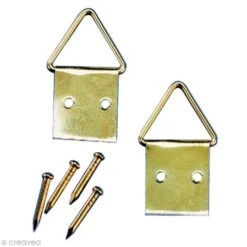 Attache En Laiton 10 Mm X 10